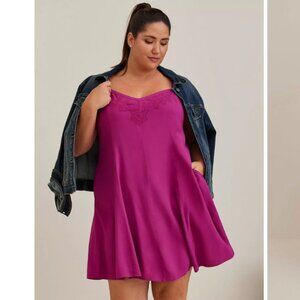 Torrid Trapeze Mini Dress - Challis Size 4 4x